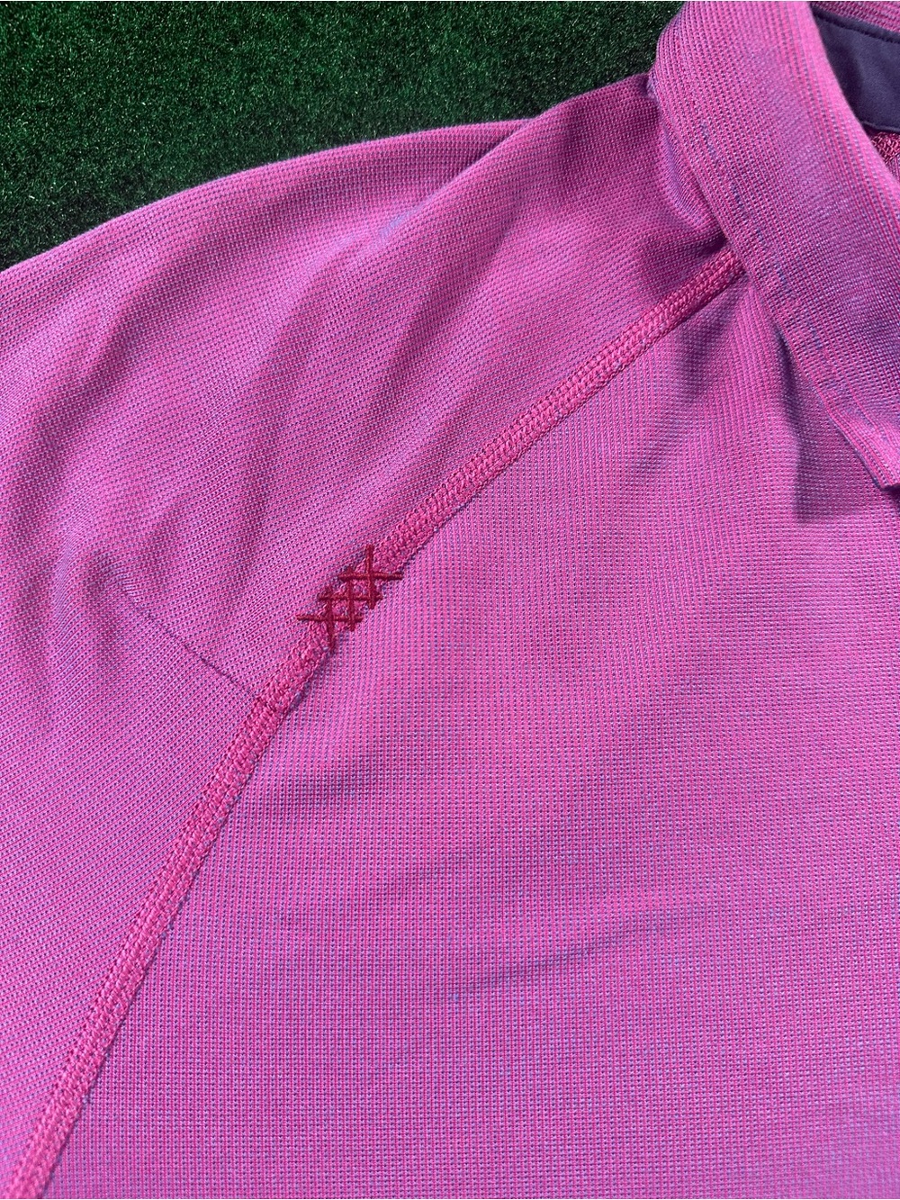 RHONE Men's Bright Pink Athletic Polo - Picture 2 of 8